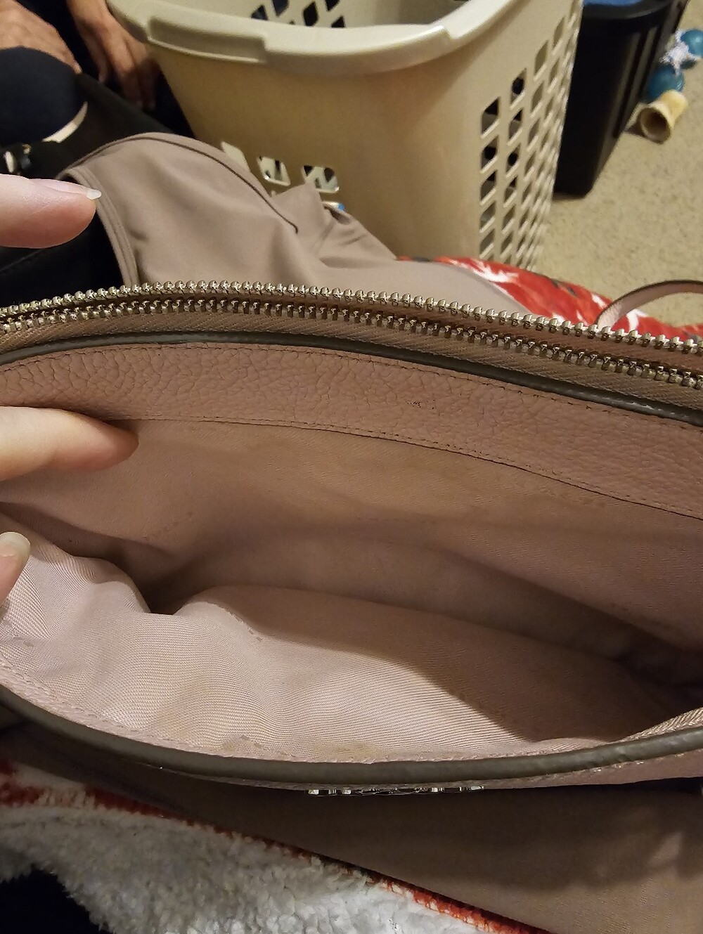 Coach pink crossbody pebbled leather - Picture 6 of 6